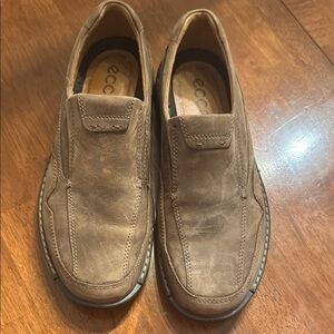 ECCO Men's Tan Leather Loafers